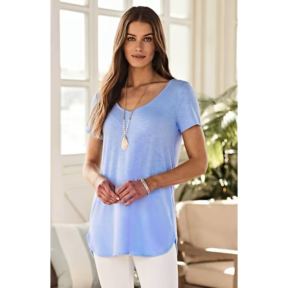 J. Jill Cotton And Tence Modal Shirttail Tunic